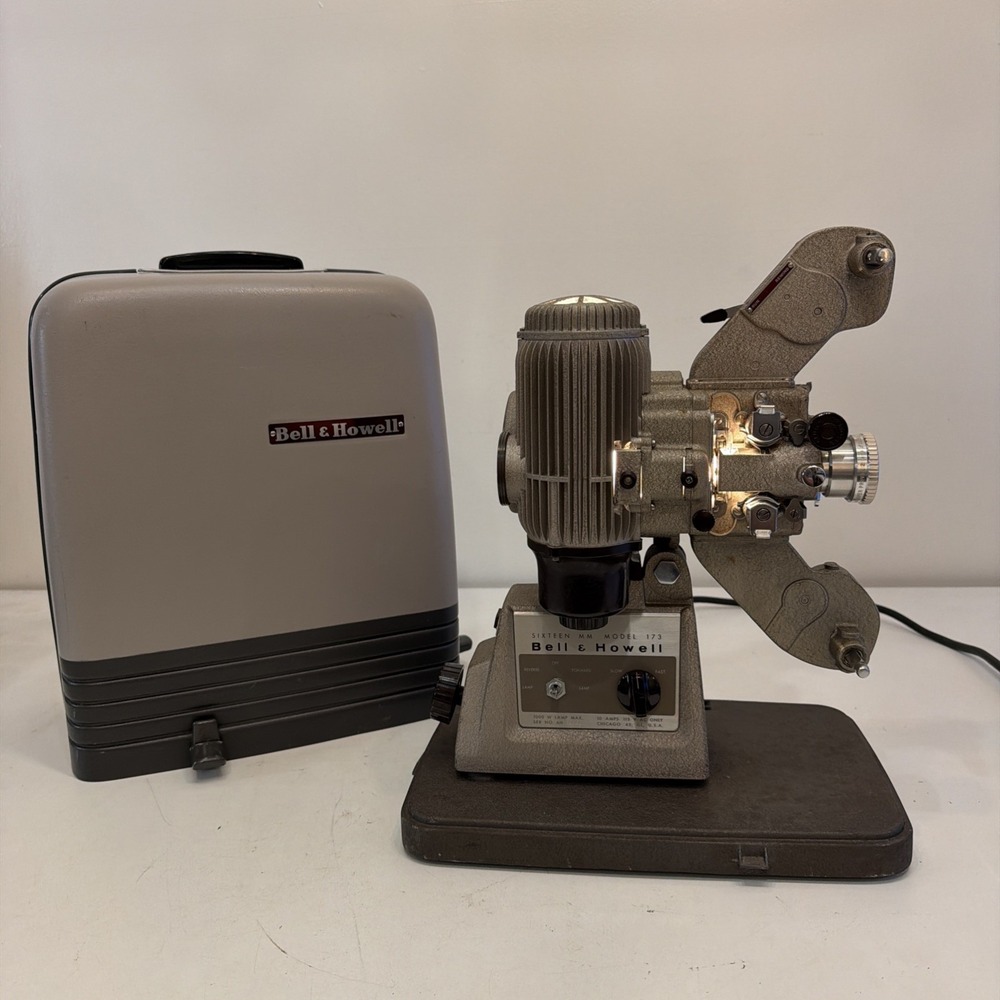 Bell & Howell 173 Projector 16mm - Powers On! Read Description! Vintage